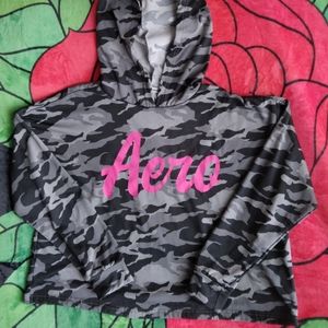 Aeropostale Sport cropped hoodie size 1X